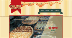 Desktop Screenshot of pizzaplazasouderton.com